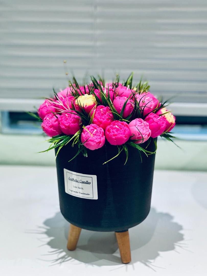 Black Legged Planter Bouquet
